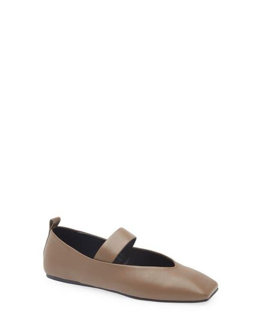 Tony Bianco Brown Hawaii Mary Jane Flat
