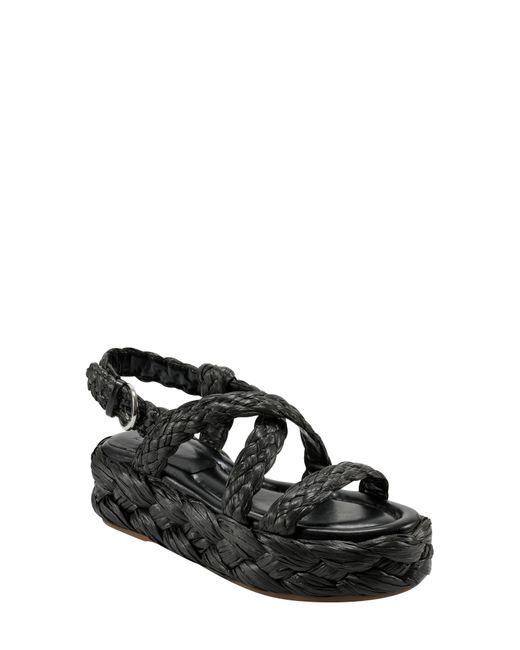 Marc Fisher Black Genie Platform Sandal