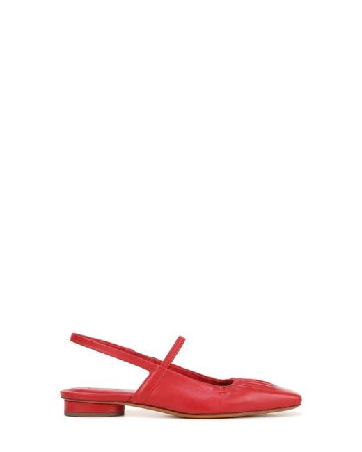 Vince Red Venice Slingback Flat