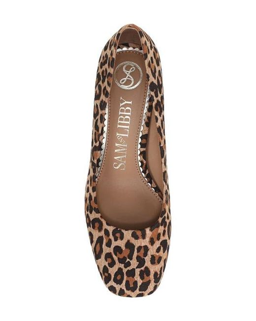 Sam & Libby Brown Gianella Square Toe Pump