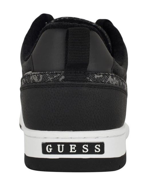 Guess Black Tyron Monogram Sneaker for men