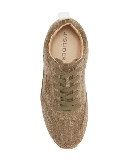 J/Slides Paige Sneaker in Brown | Lyst