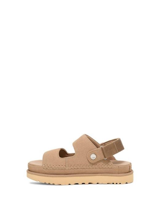 Ugg Natural Goldenstar Glide Platform Sandal