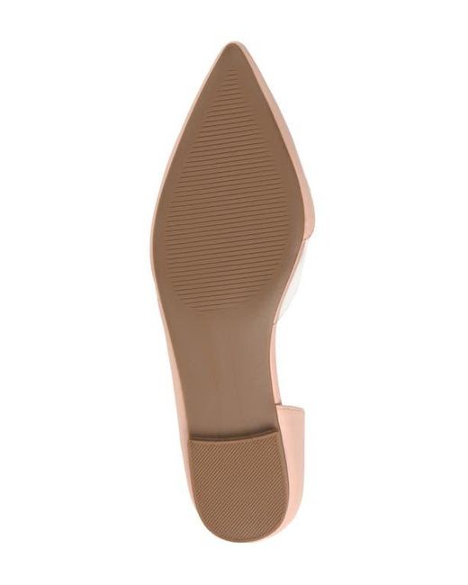 Journee Collection Pink Mikki Pointed Toe Flat