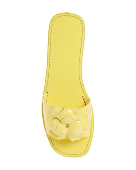 Kate Spade Yellow Santana Slide Sandal