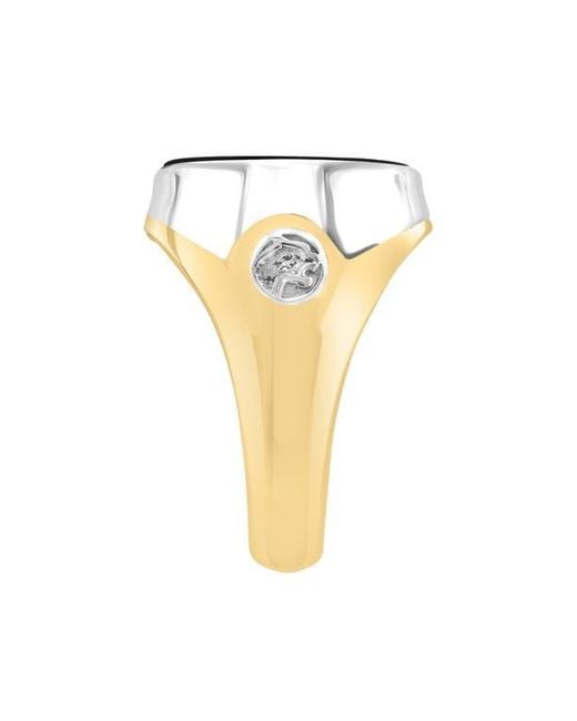 Effy Metallic Round Onyx Ring for men