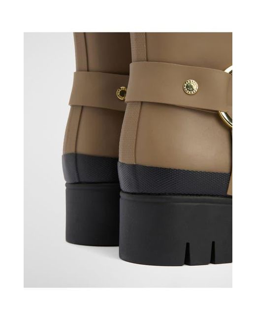Barbour Brown Elley Harness Rain Boot