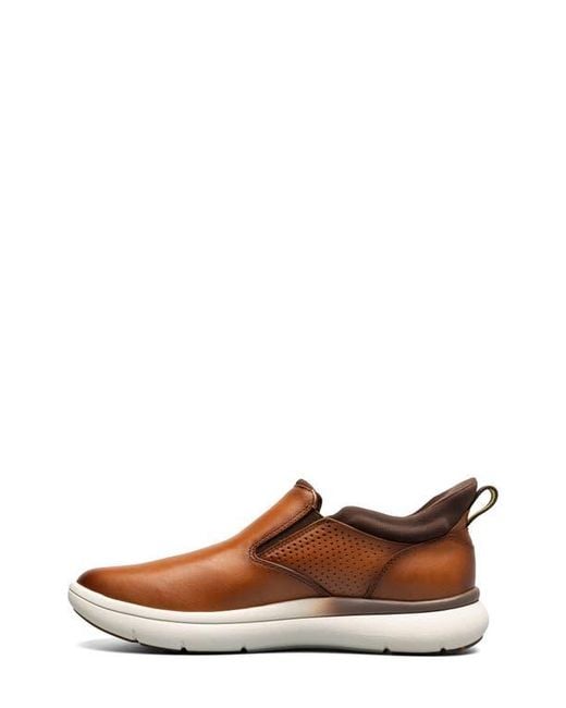 Florsheim Brown Fleet Plain Toe Sneaker for men