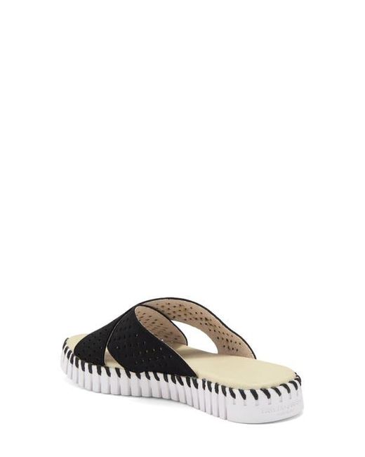 Ilse Jacobsen Metallic Tulip Slide Sandal