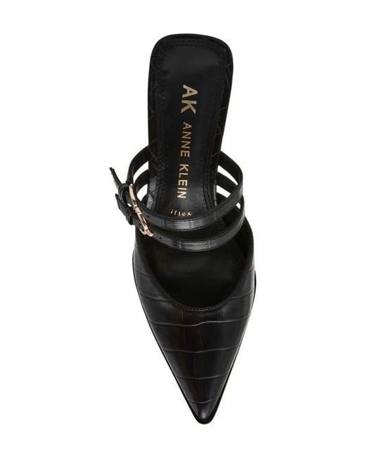 Anne Klein Black Colden Mule