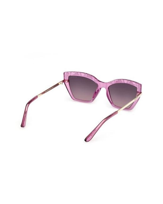 Guess Purple Rectangular Sunglasses for men