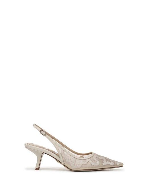 Sam Edelman White Bianka Slingback Pump