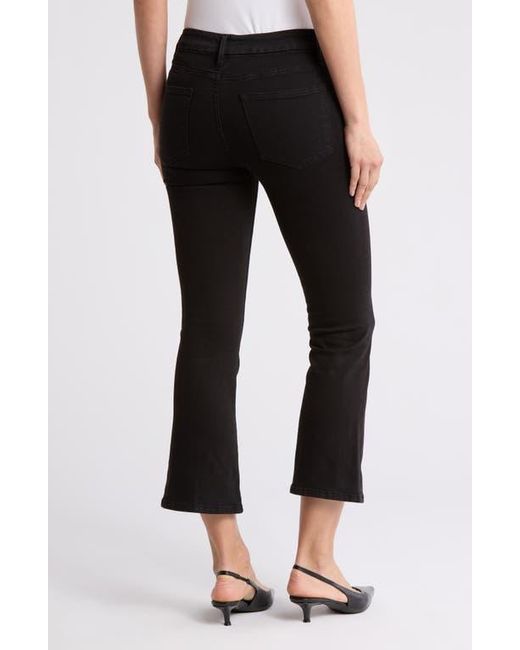 FRAME Black Le Crop Bootcut Jeans