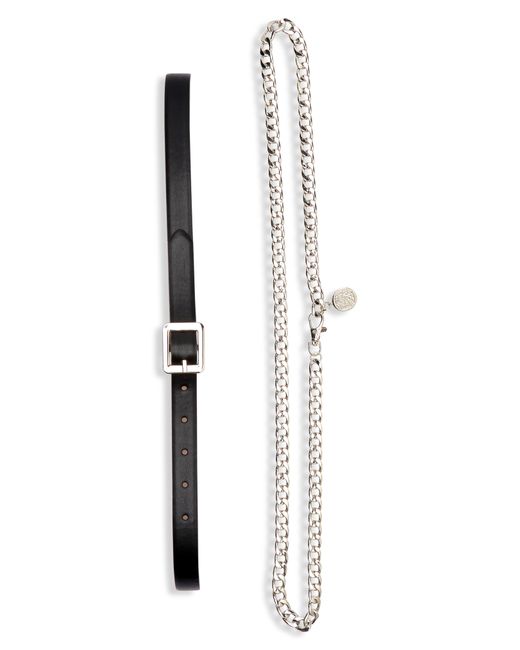 Vince Camuto White Set Of 2 Belts