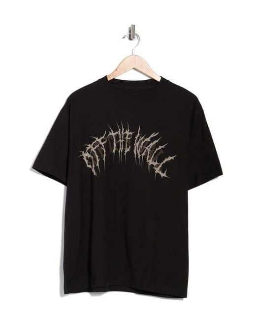 Vans Black Metal Arch Logo Graphic T-Shirt for men