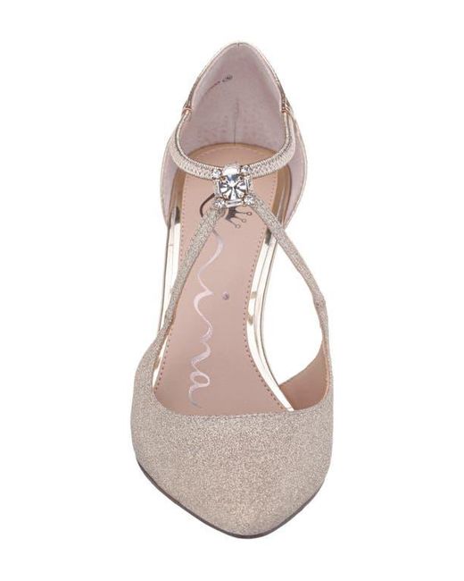 Nina White Neoma Pointed Toe Pump