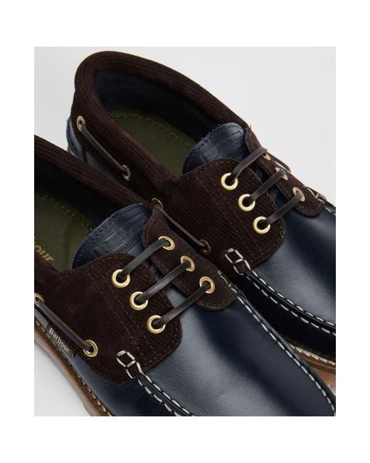 Barbour White Deck Boat Shoe for men
