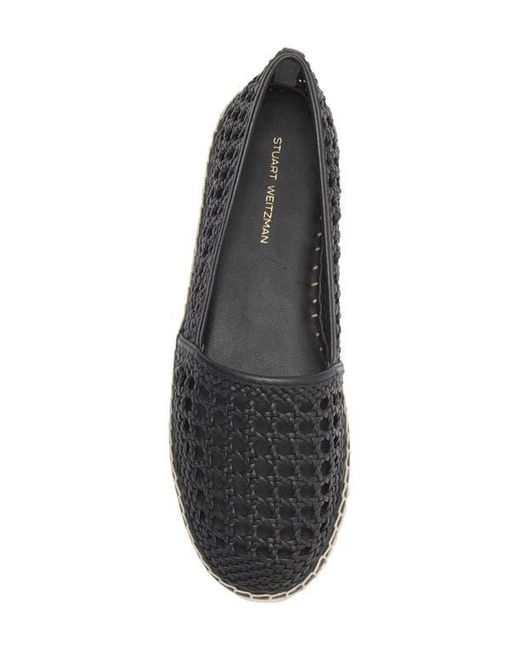 Stuart Weitzman Black Freya Espadrille