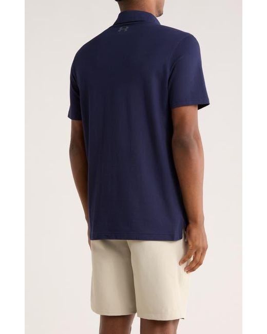 Under Armour Blue Playoff Piqué Polo for men