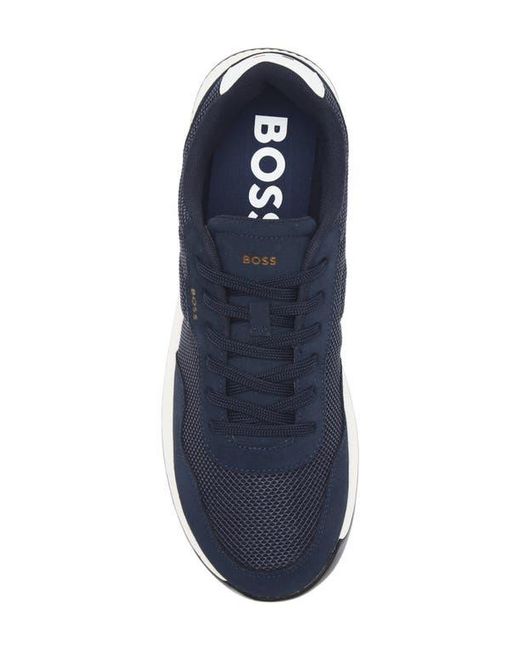 Boss Blue Titanium Sneaker for men