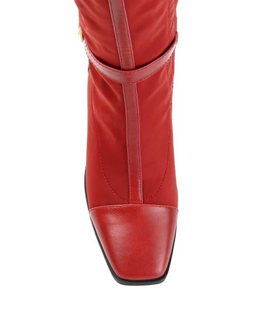 Journee Collection Red Gaibree Buckle Boot