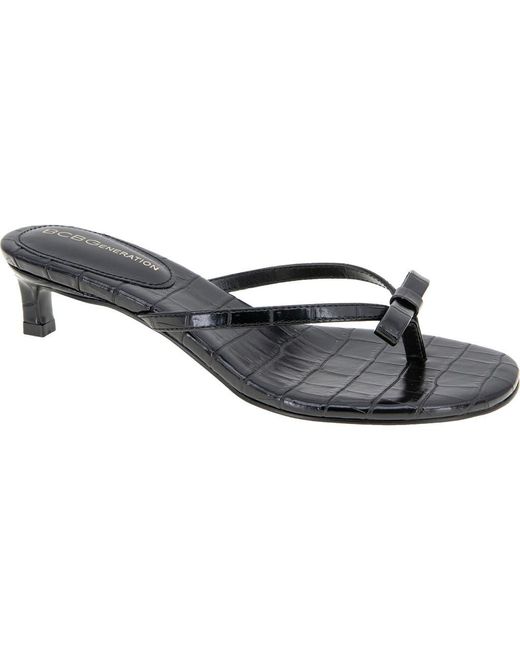 BCBGeneration Blue Zia Slide Sandal