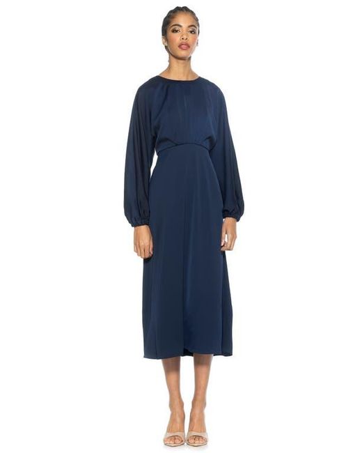 Alexia Admor Blue Constance Fit & Flare Dress