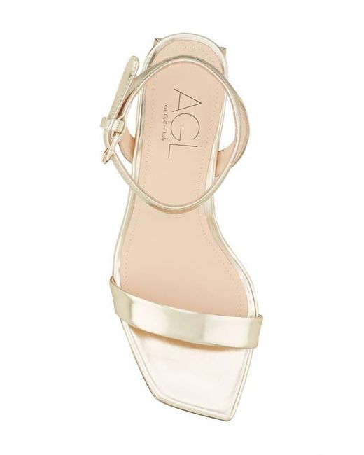 Agl Attilio Giusti Leombruni Natural Angie Ankle Strap Sandal