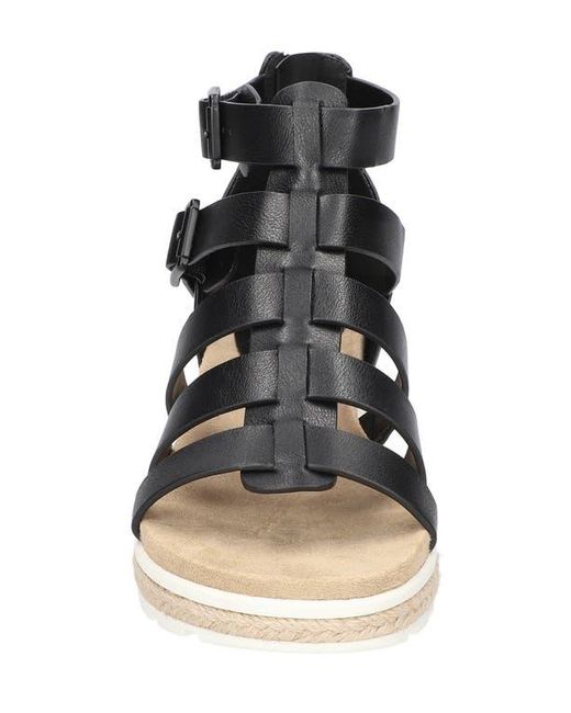 Easy Street Black Simon Caged Sandal