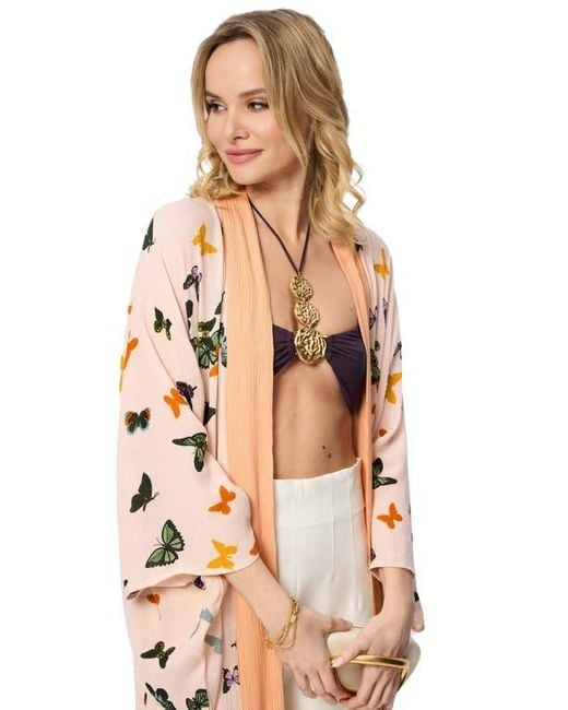 Saachi White Longline Duster