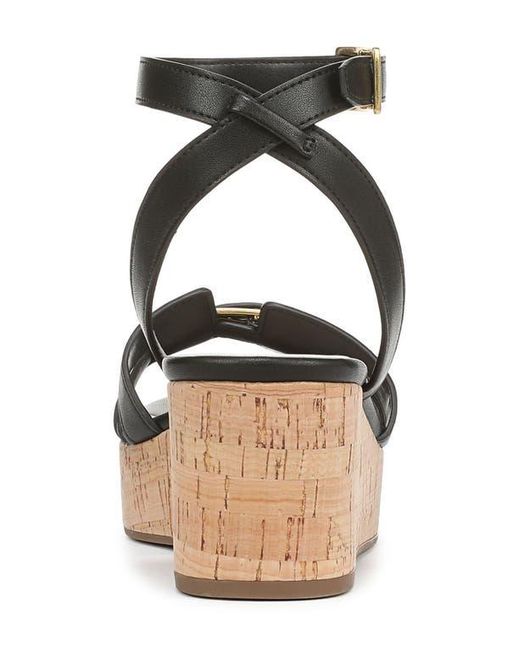 Franco Sarto Black Pheobe Wedge Platform Sandal