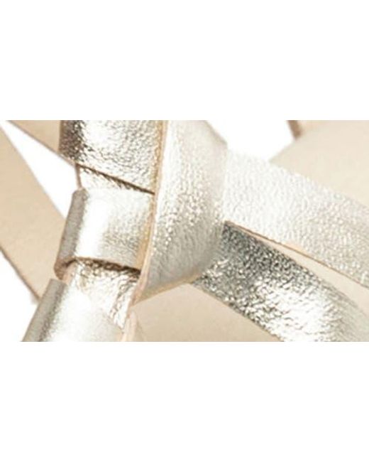 Antelope White Genna Platform Wedge Sandal