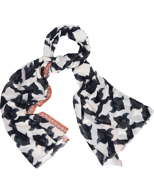 Saachi Multicolor Geometric Print Scarf