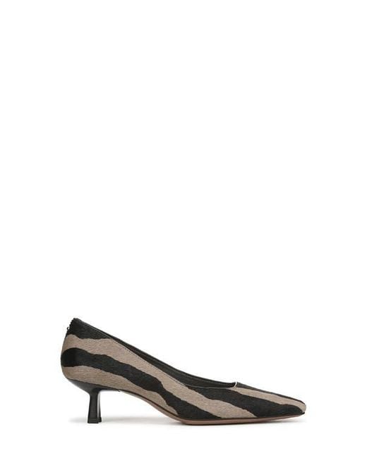 Sarto Black Ryan Square Toe Pump