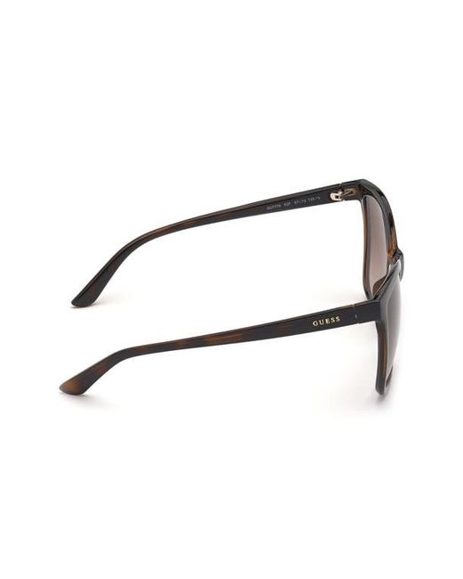 Guess Brown Square Sunglasses for men
