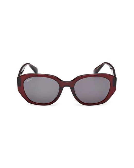 Max Mara Brown 54Mm Round Sunglasses
