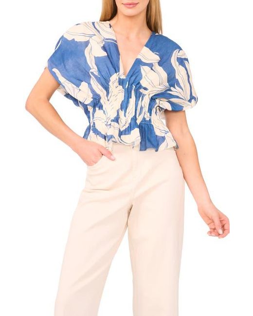 Parker Blue The Halle V-Neck Cinch Waist Top