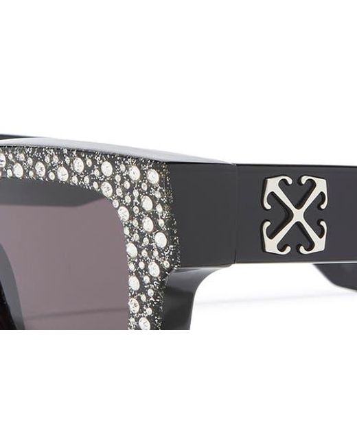 Off-White c/o Virgil Abloh Gray Virgil 50Mm Square Sunglasses for men