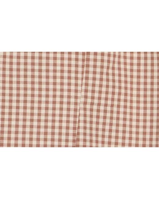 French Connection Pink Gingham Elasticated Skirt