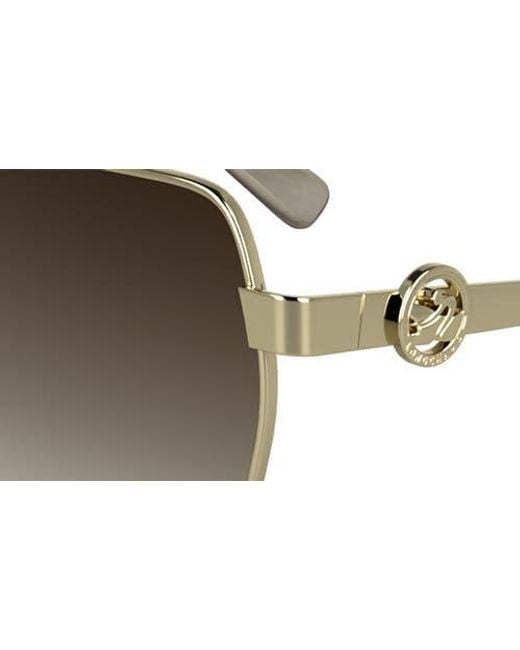 Longchamp Multicolor 58Mm Gradient Square Sunglasses