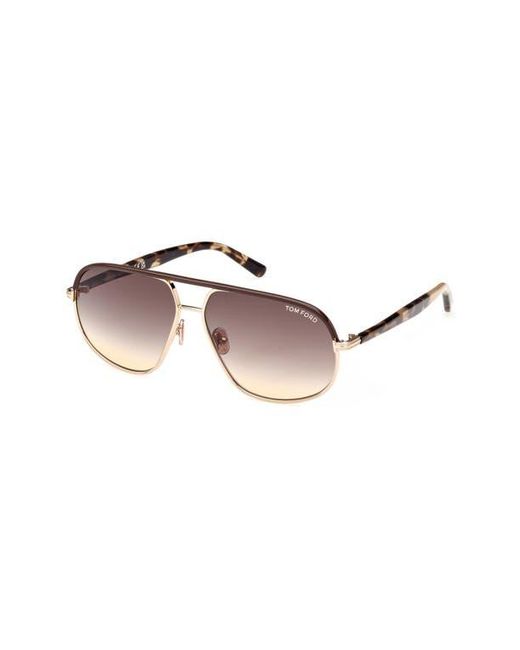 Tom Ford Multicolor Maxwell 59Mm Pilot Sunglasses for men