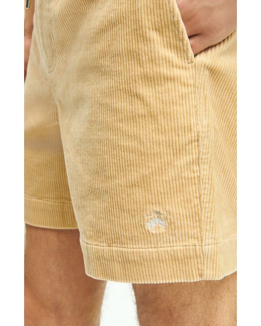 Brooks Brothers Natural Corduroy Shorts for men