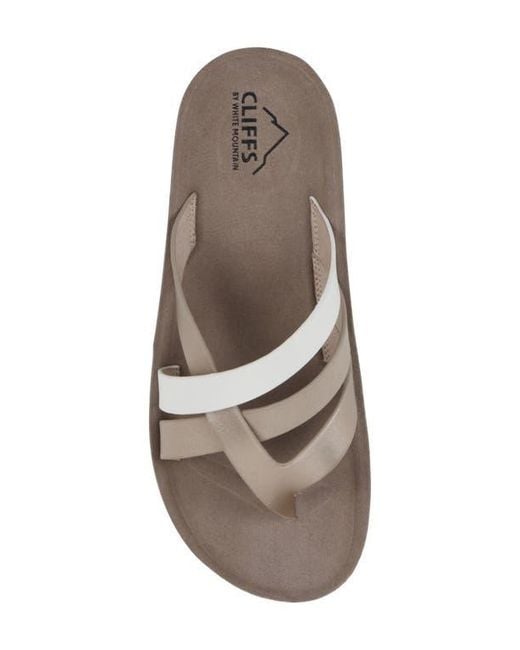 White Mountain Multicolor Bertina Sandal