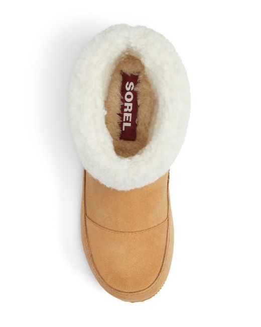 Sorel White Go Stumptown Faux Fur Lined Bootie