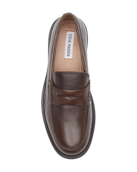 Steve Madden Draggo Penny Loafer in Brown for Men | Lyst display picture 1