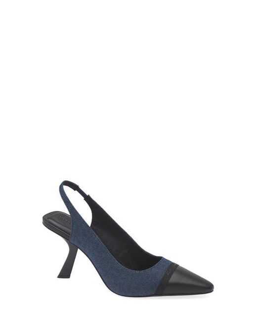 Karl Lagerfeld Blue Kinsley Slingback Pump