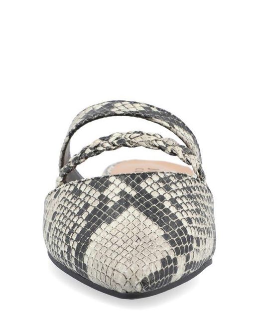 Journee Collection White Olivea Mule