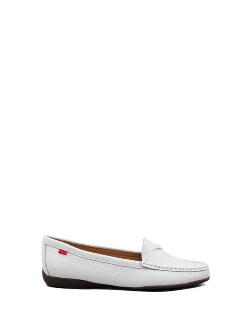 Marc Joseph New York White Beverly Penny Loafer