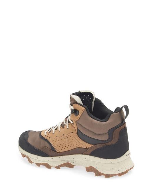 Merrell Brown Speed Solo Mid Waterproof Hiking Boot for men
