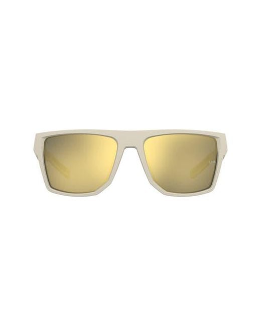 Under Armour Natural Launch 2 57Mm Rectangular Sunglasses for men